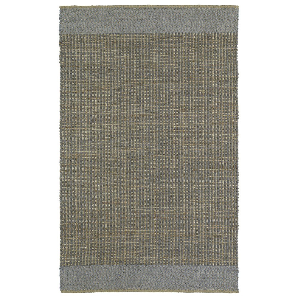 Kaleen Colinas Collection Slate LtBlue Throw Rug 21" x 34"