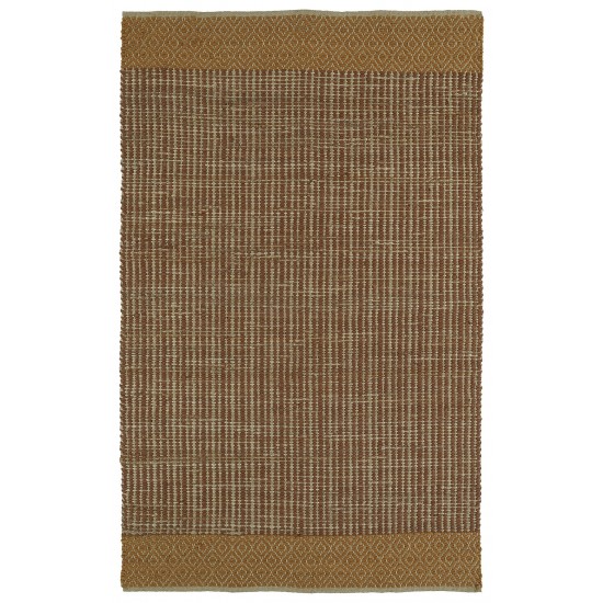 Kaleen Colinas Collection Dark Paprika Throw Rug 21" x 34"