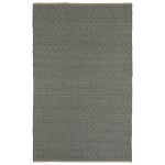 Kaleen Colinas Collection Slate Khaki Throw Rug 21" x 34"