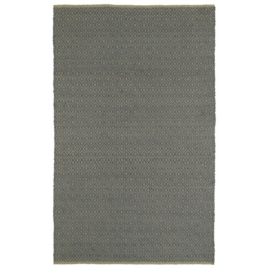 Kaleen Colinas Collection Slate Khaki Throw Rug 21" x 34"