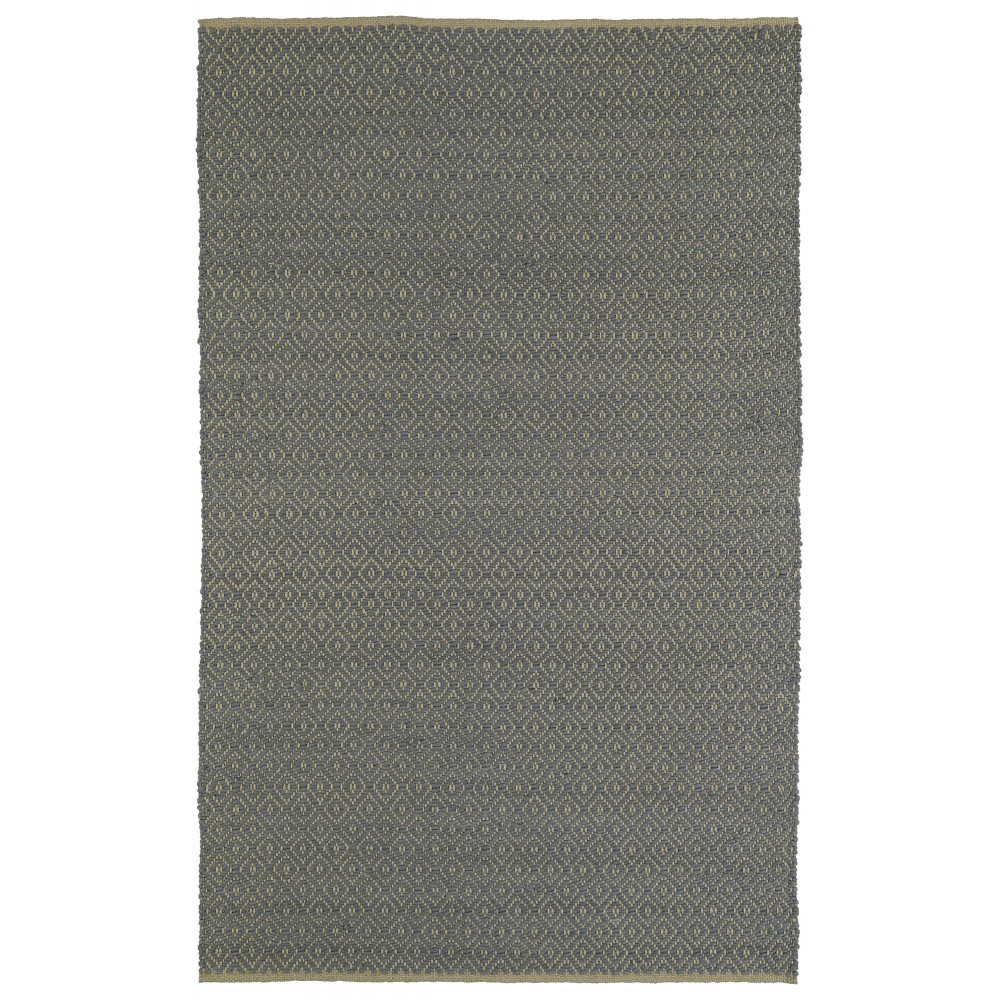 Kaleen Colinas Collection Slate Khaki Throw Rug 21" x 34"