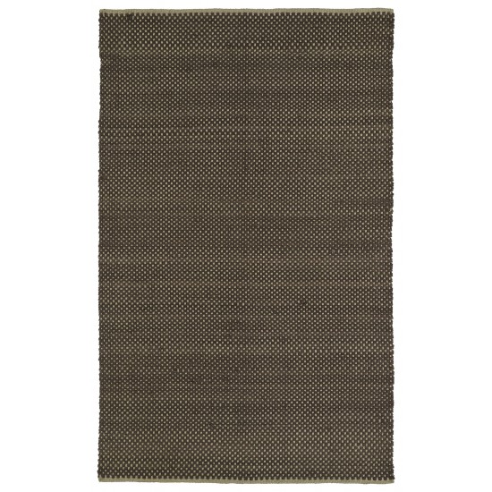 Kaleen Colinas Collection Dark Chocolate Throw Rug 21" x 34"