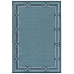 Kaleen Amalie Collection AML08-79 Light Blue Throw Rug 1'9" x 3'