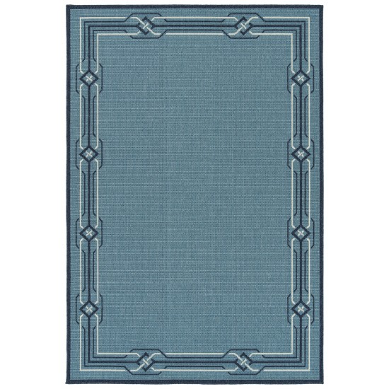 Kaleen Amalie Collection AML08-79 Light Blue Throw Rug 1'9" x 3'