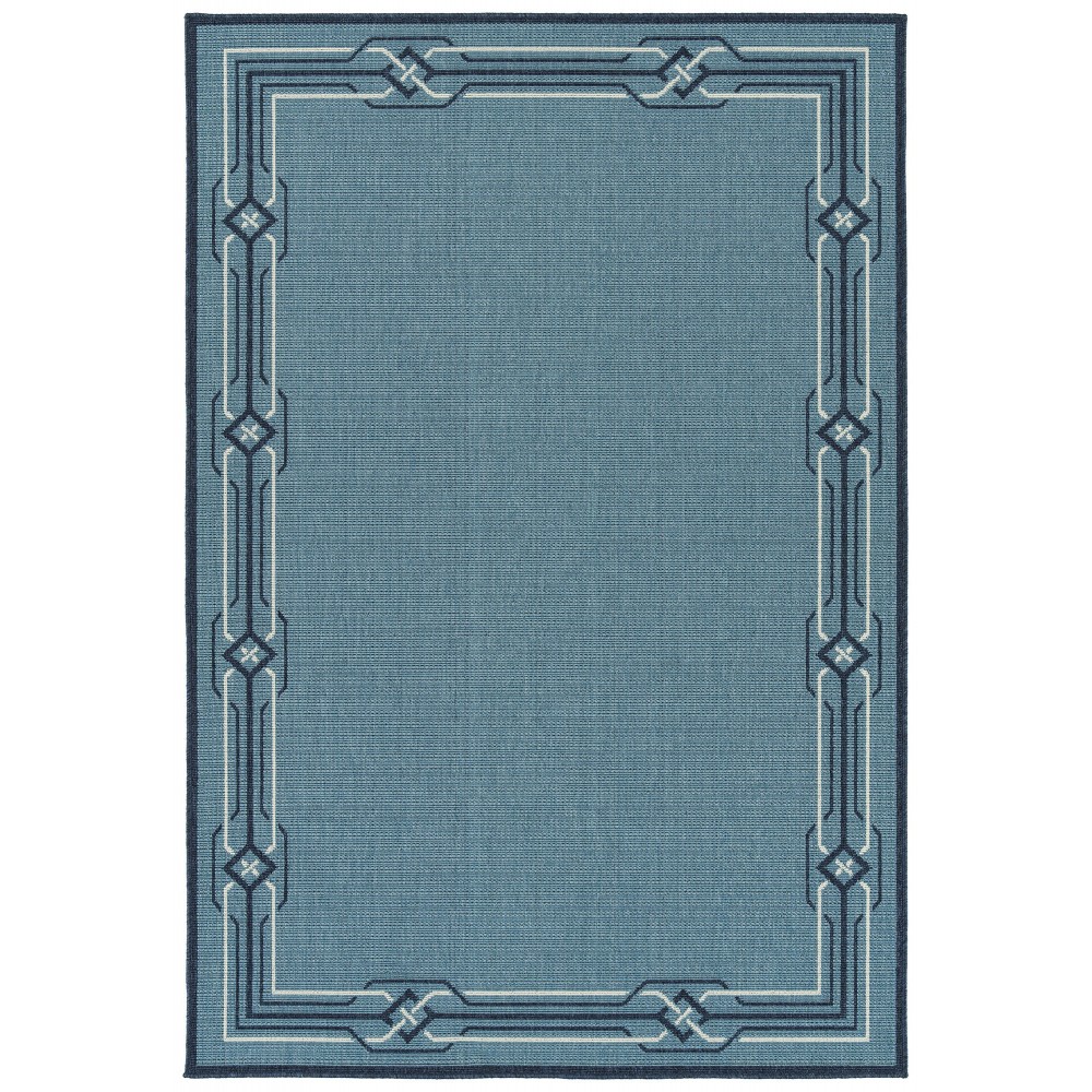 Kaleen Amalie Collection AML08-79 Light Blue Throw Rug 1'9" x 3'