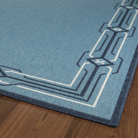 Kaleen Amalie Collection AML08-79 Light Blue Throw Rug 1'9" x 3'