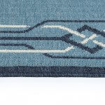 Kaleen Amalie Collection AML08-79 Light Blue Throw Rug 1'9" x 3'