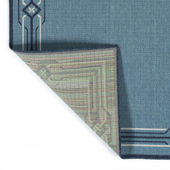 Kaleen Amalie Collection AML08-79 Light Blue Throw Rug 1'9" x 3'