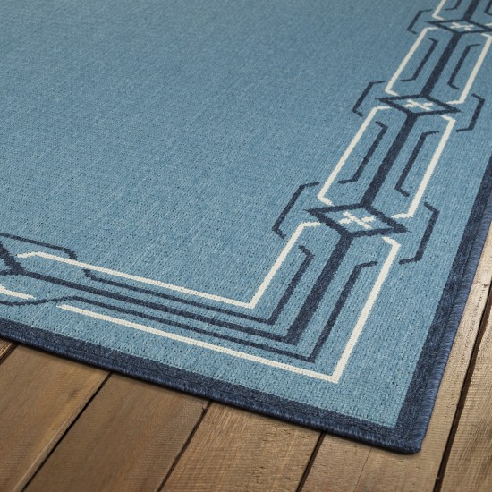 Kaleen Amalie Collection AML08-79 Light Blue Throw Rug 1'9" x 3'