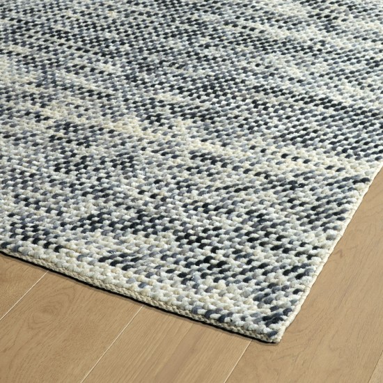 Kaleen Cord Collection Light Grey Area Rug 3'6" x 5'6"