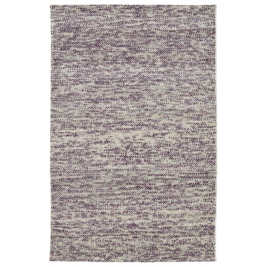 Kaleen Cord Collection Light Purple Throw Rug 2' x 3'