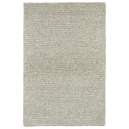 Kaleen Cotton Bloom Collection Light Beige Throw Rug 2' x 3'