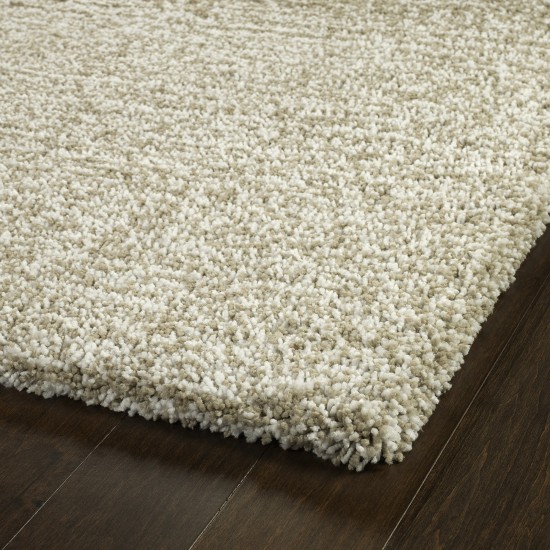 Kaleen Cotton Bloom Collection Light Beige Throw Rug 2' x 3'