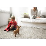 Kaleen Cotton Bloom Collection Light Beige Area Rug 3'6" x 5'6"