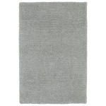 Kaleen Cotton Bloom Collection Light Grey Area Rug 3'6" x 5'6"