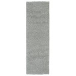 Kaleen Cotton Bloom Collection Light Grey Area Rug 3'6" x 5'6"