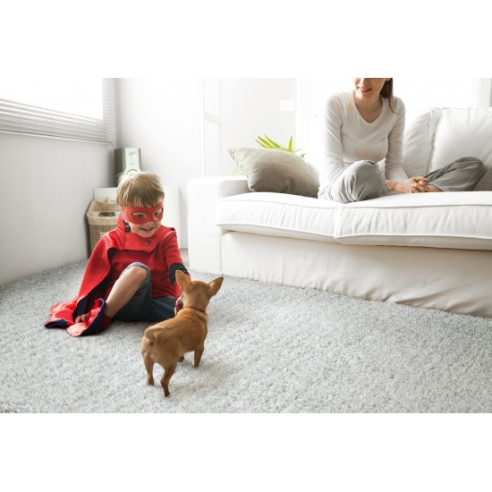 Kaleen Cotton Bloom Collection Light Silver Throw Rug 2' x 3'