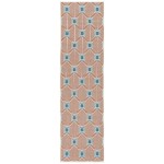 Kaleen Amalie Collection Tangerine LtBlue Area Rug 5' x 7'6"