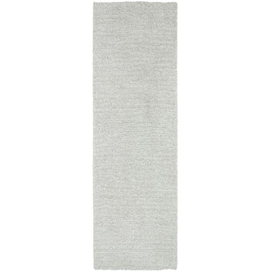 Kaleen Cotton Bloom Collection Light Silver Area Rug 3'6" x 5'6"