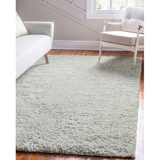 Kaleen Cotton Bloom Collection Light Silver Area Rug 3'6" x 5'6"