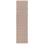 Kaleen Amalie Collection Tangerine LtBlue Area Rug 7'2" x 10'5"