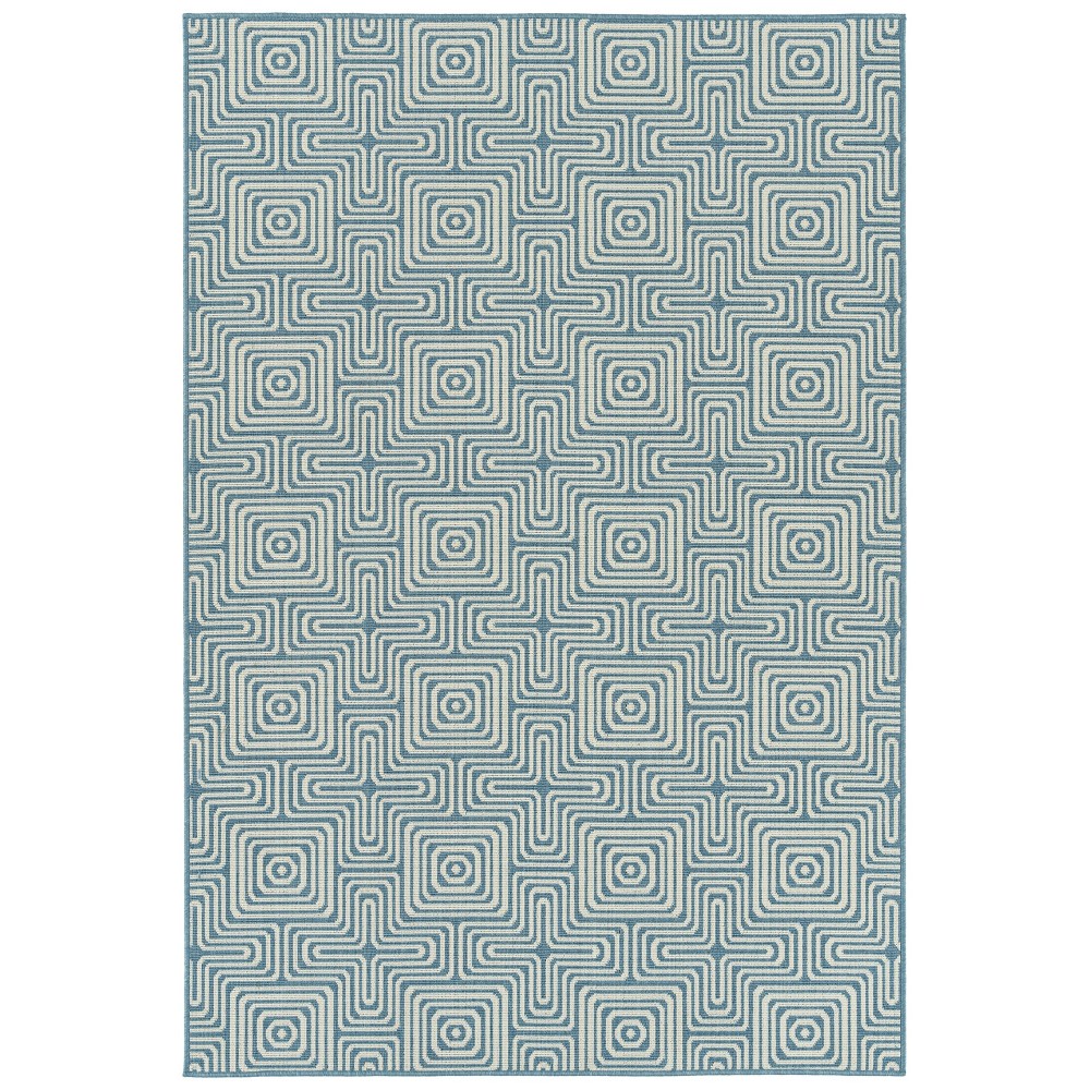 Kaleen Amalie Collection AML10-79 Light Blue Throw Rug 1'9" x 3'