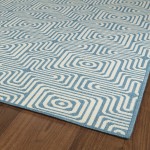 Kaleen Amalie Collection AML10-79 Light Blue Throw Rug 1'9" x 3'