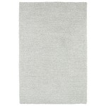 Kaleen Cotton Bloom Collection Light Silver Area Rug 8' x 10'