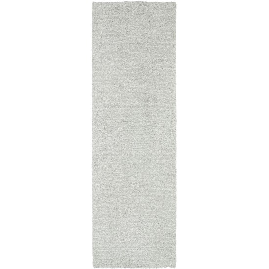 Kaleen Cotton Bloom Collection Light Silver Area Rug 8' x 10'