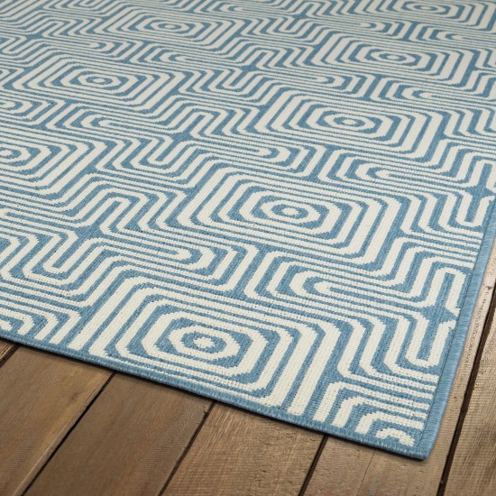 Kaleen Amalie Collection AML10-79 Light Blue Throw Rug 1'9" x 3'