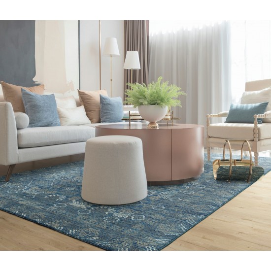 Kaleen Courvert Collection Dark Blue Runner 2' x 8'