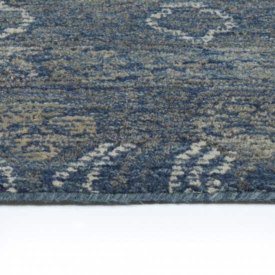 Kaleen Courvert Collection Dark Blue Throw Rug 3' x 5'