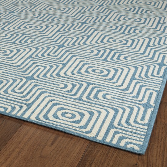 Kaleen Amalie Collection AML10-79 Light Blue Throw Rug 2'5" x 3'9"