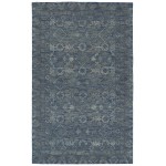 Kaleen Courvert Collection Dark Blue Area Rug 5' x 7'6"