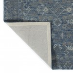 Kaleen Courvert Collection Dark Blue Area Rug 5' x 7'6"
