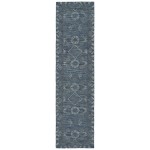 Kaleen Courvert Collection Dark Blue Area Rug 5' x 7'6"