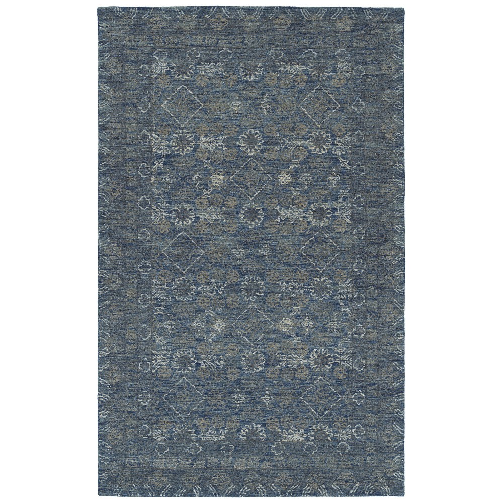 Kaleen Courvert Collection Dark Blue Area Rug 9' x 13'