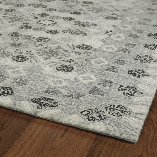 Kaleen Courvert Collection Light Grey Runner 2' x 8'