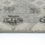 Kaleen Courvert Collection Light Grey Throw Rug 3' x 5'