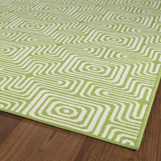 Kaleen Amalie Collection AML10-96 Lime Green Throw Rug 1'9" x 3'