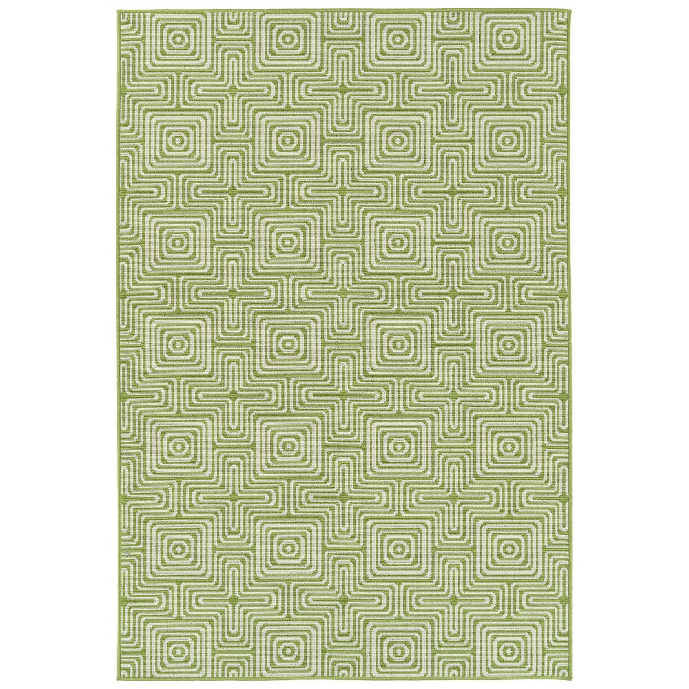 Kaleen Amalie Collection AML10-96 Lime Green Runner 2'2" x 8'