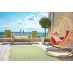 Kaleen Amalie Collection AML10-96 Lime Green Area Rug 3'6" x 5'6"