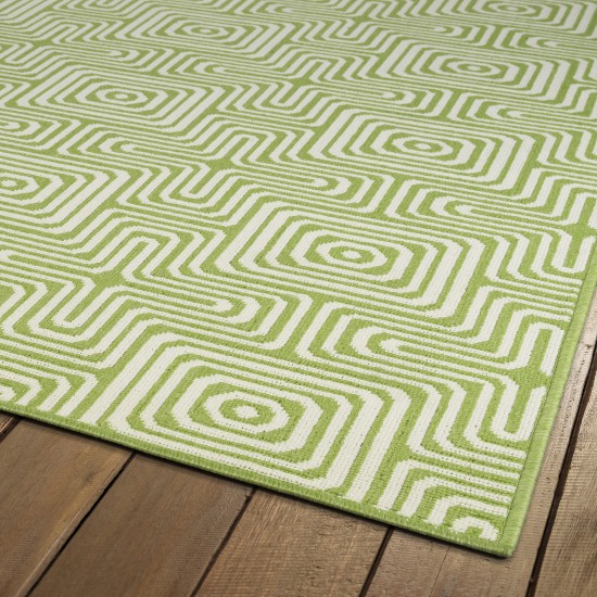 Kaleen Amalie Collection AML10-96 Lime Green Area Rug 5' x 7'6"