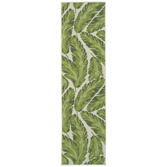 Kaleen Amalie Collection AML11-96 Lime Green Runner 2'2" x 8'