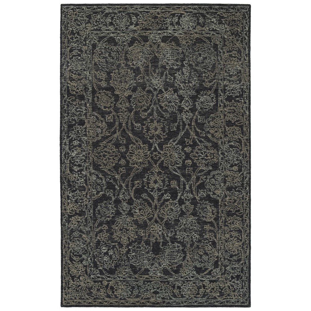 Kaleen Courvert Collection Dark Charcoal Area Rug 9' x 13'