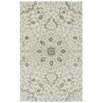 Kaleen Courvert Collection Ivory Brown Throw Rug 3' x 5'