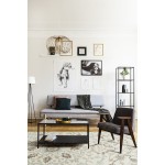 Kaleen Courvert Collection Ivory Brown Area Rug 9' x 13'