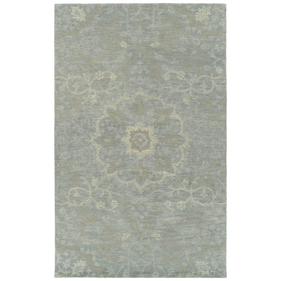 Kaleen Courvert Collection Light Sage Throw Rug 3' x 5'