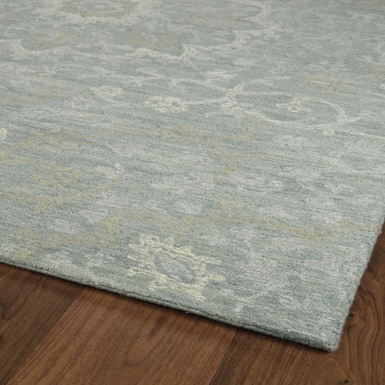 Kaleen Courvert Collection Light Sage Throw Rug 3' x 5'