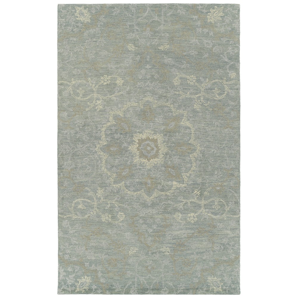 Kaleen Courvert Collection Light Sage Area Rug 5' x 7'6"